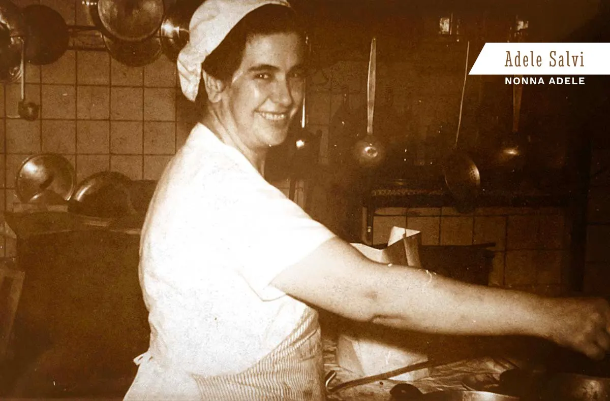 Nonna Adele Salvi - fondatrice dell'osteria romana dal 1957